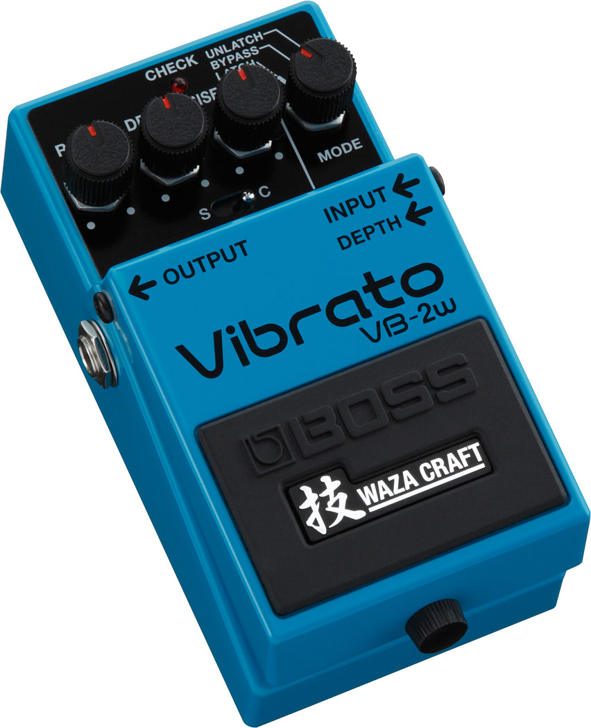 Boss Vb-2w Vibrato Waza Craft - Modulation/Chorus/Flanger/Phaser & Tremolo Effektpedal - Variation 1