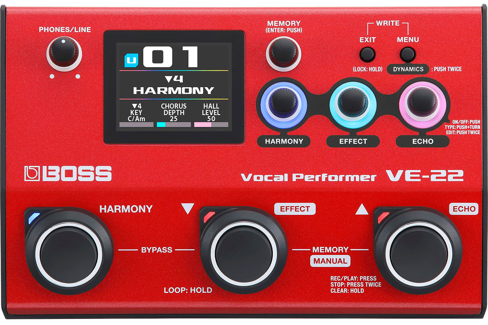 Boss Ve-22 Vocal Performer - Effektprozessor - Variation 1