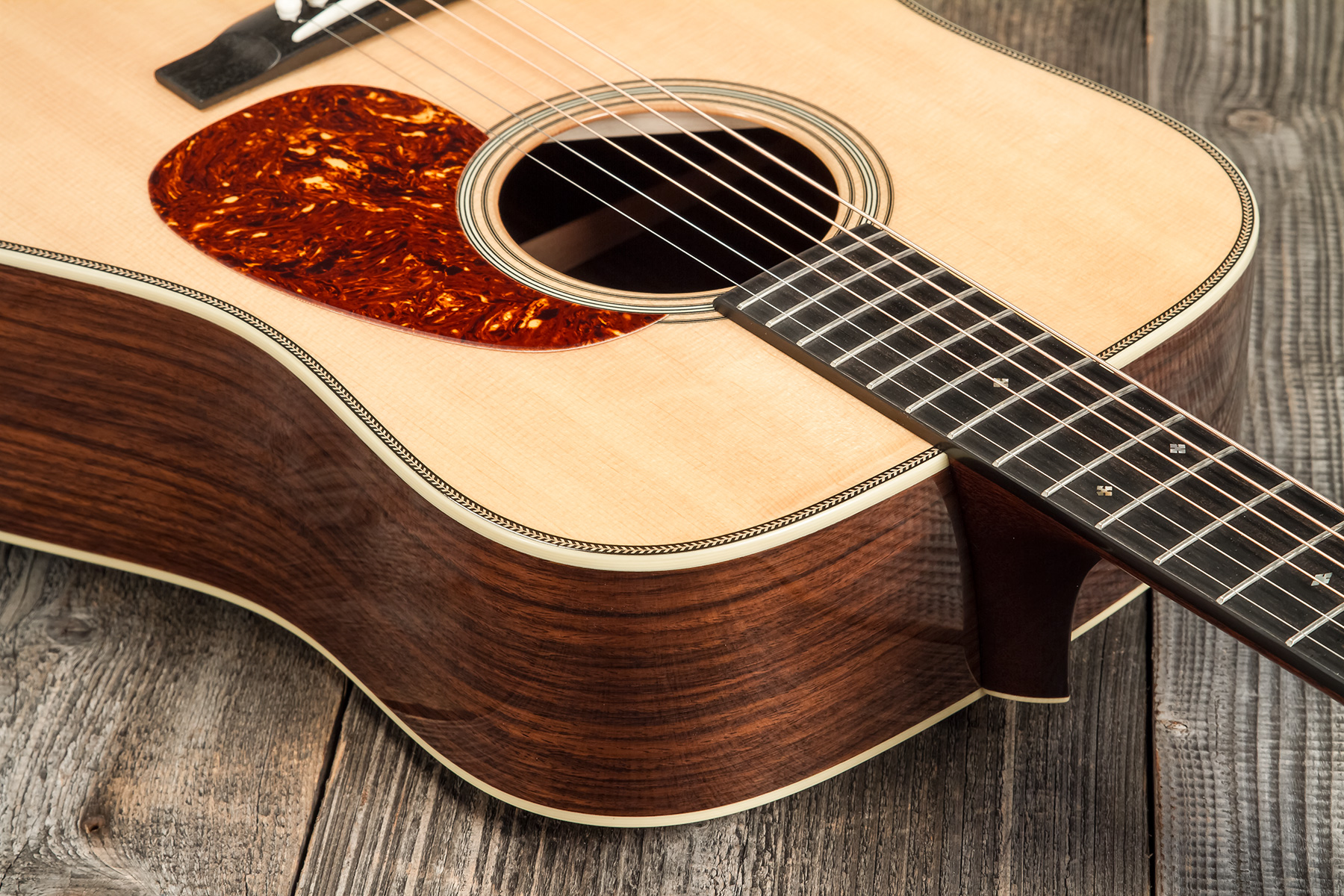 Bourgeois Touchstone Touchstone Vintage Ts Dreadnought Epicea Palissandre Eb #t2310017 - Natural High Gloss - Folk-Gitarre - Variation 3