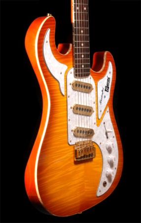 Burns Shadow Special Club Rw - Cherry Sunburst - E-Gitarre in Str-Form - Variation 2