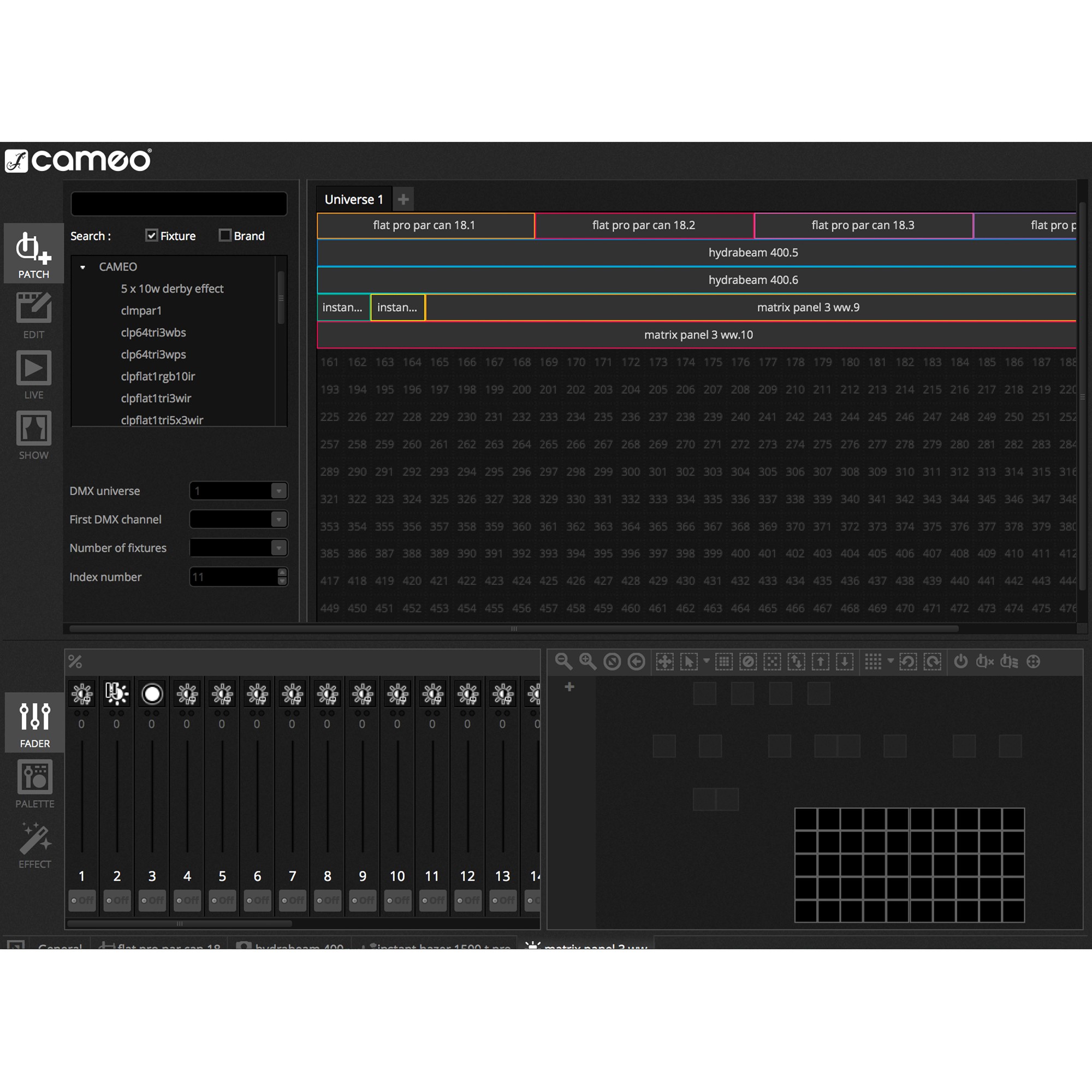 Cameo Dvc Pro - DMX Controller & Software - Variation 4