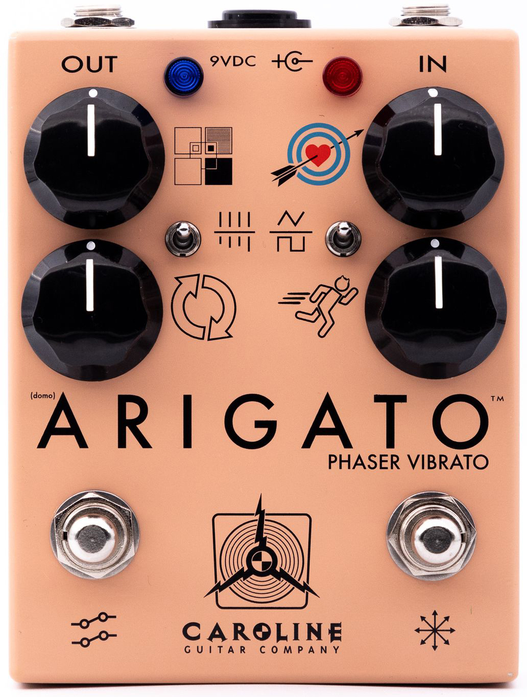 Caroline Guitar Arigato Phaser Vibrato - Modulation/Chorus/Flanger/Phaser & Tremolo Effektpedal - Main picture