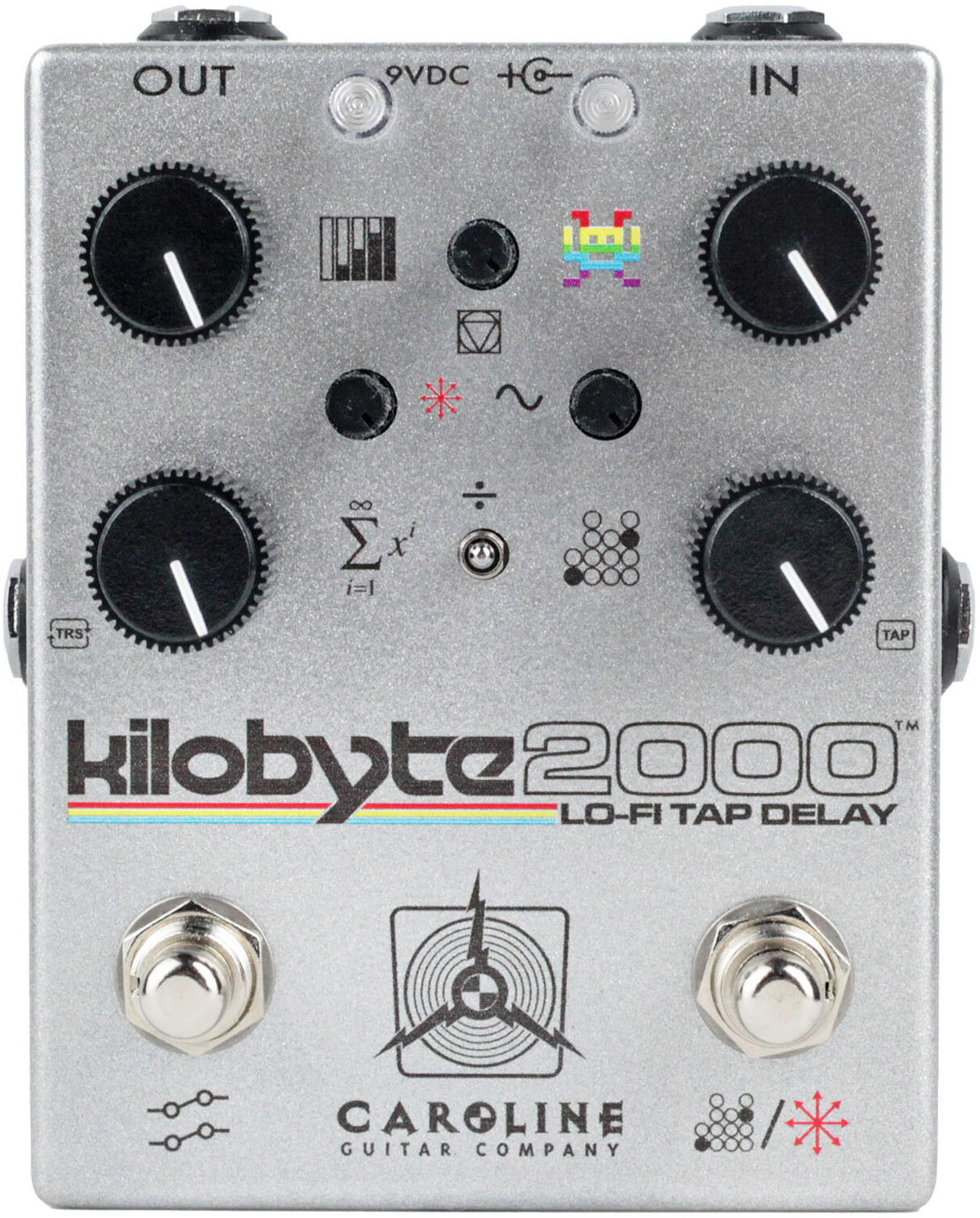 Caroline Guitar Kilobyte 2000 Lo Fi Tap Delay - Reverb/Delay/Echo Effektpedal - Main picture