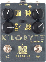 Reverb/delay/echo effektpedal Caroline guitar Kilobyte