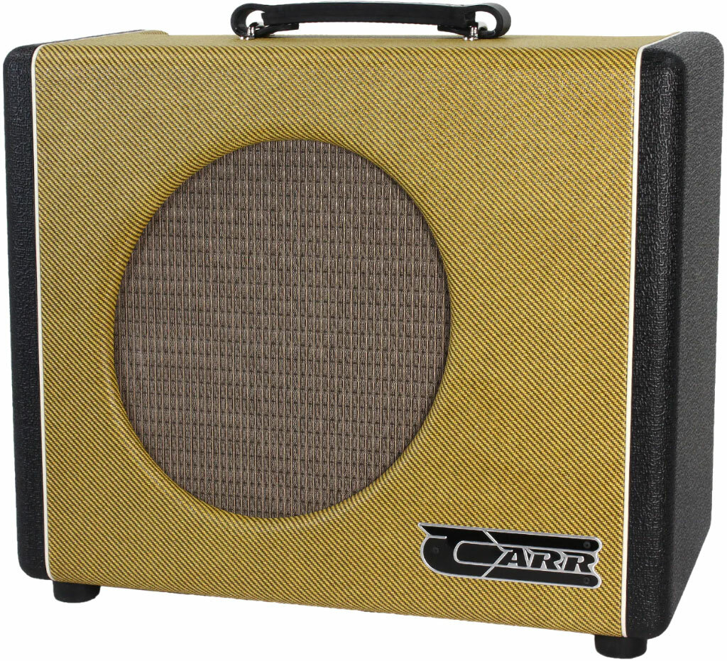 Carr Amplifiers Mercury V 1-12 Combo 16w 1x12 6v6 Black/tweed - Combo für E-Gitarre - Main picture