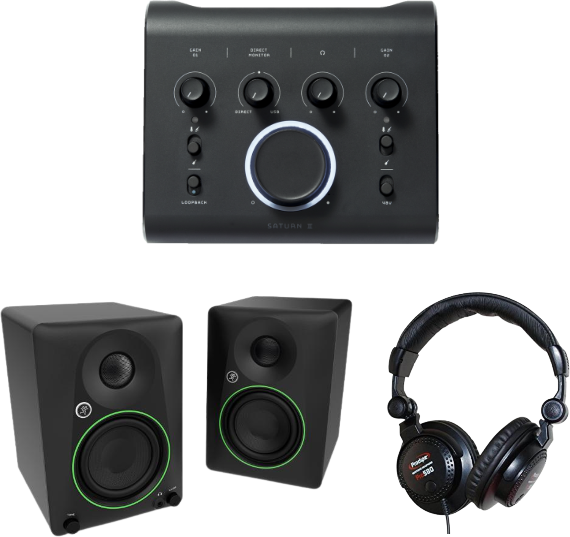 Carver Pro Saturn Ii + Casque Studio + Paire D'enceinte - USB audio interface - Main picture