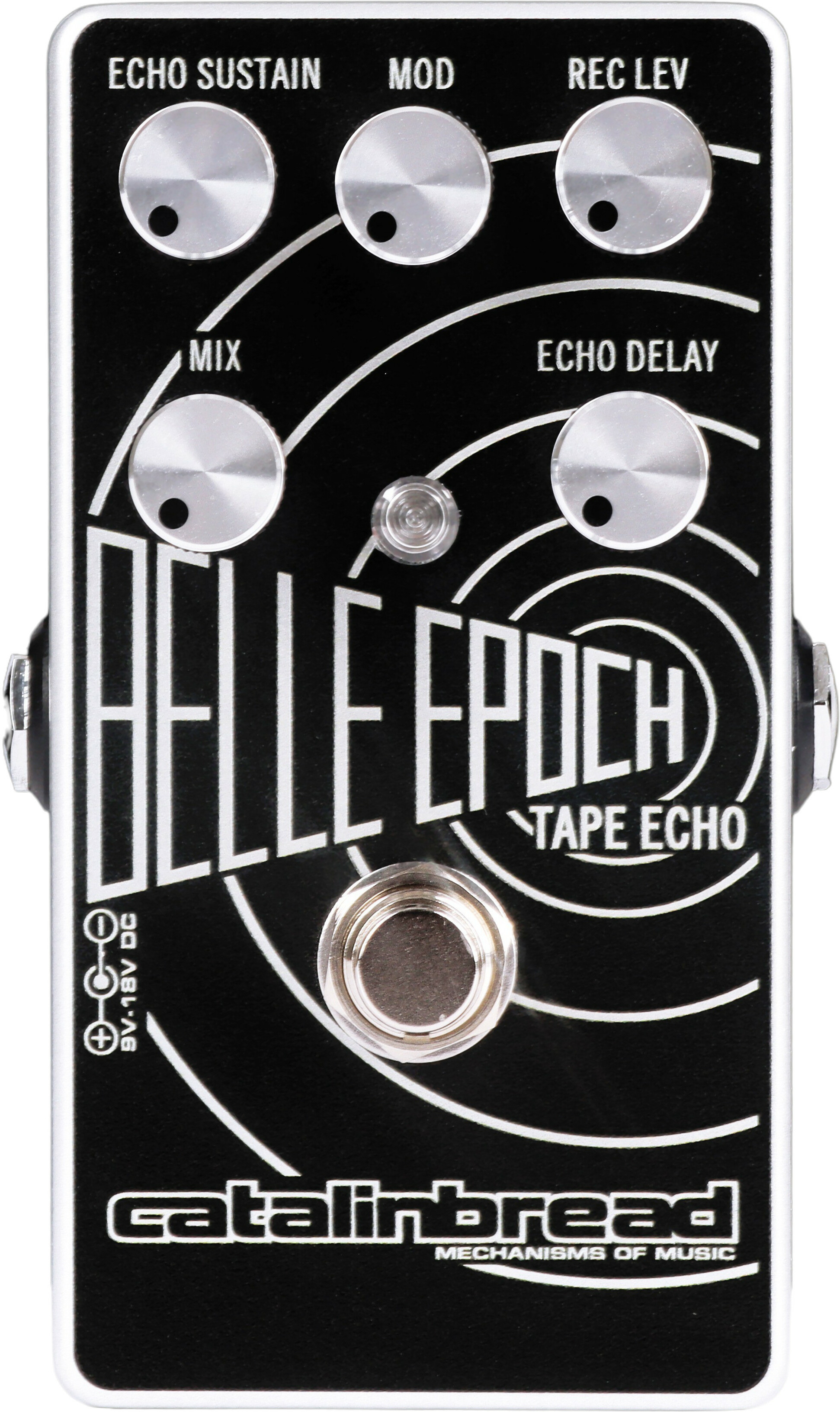 Catalinbread Belle Epoch Black And Silver - Reverb/Delay/Echo Effektpedal - Main picture