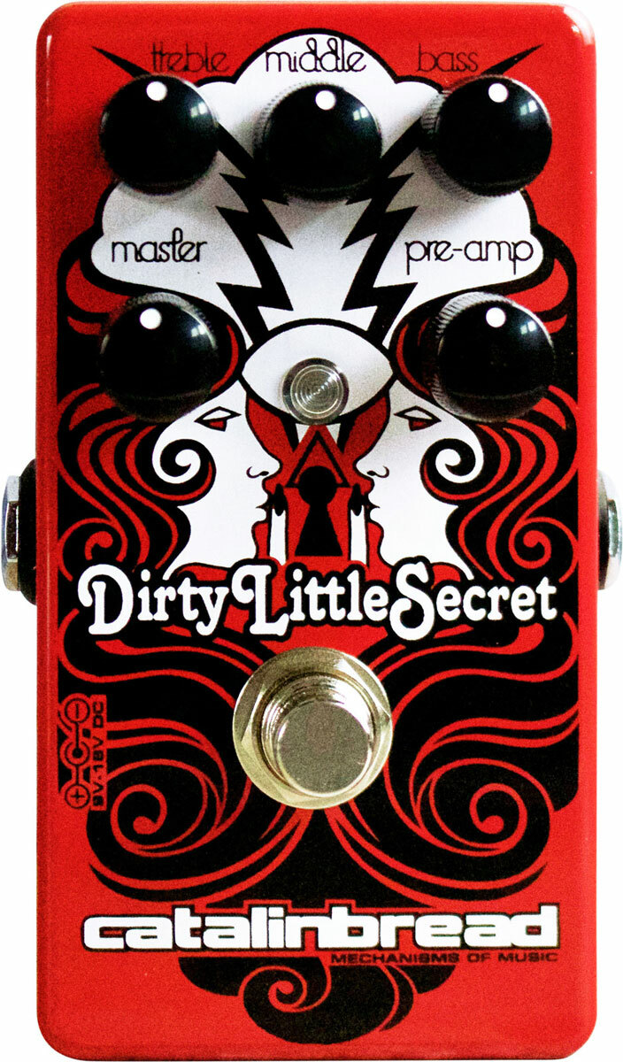 Catalinbread Dirty Little Secret Red Overdrive - Overdrive/Distortion/Fuzz Effektpedal - Main picture