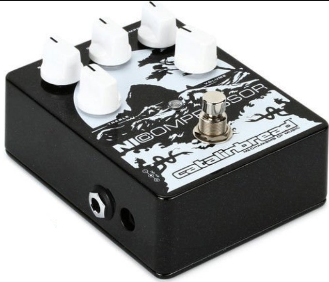 Catalinbread Nicompressor Silver On Black - Kompressor/Sustain/Noise gate Effektpedal - Variation 1