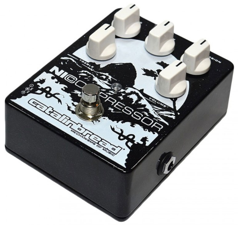 Catalinbread Nicompressor Silver On Black - Kompressor/Sustain/Noise gate Effektpedal - Variation 2