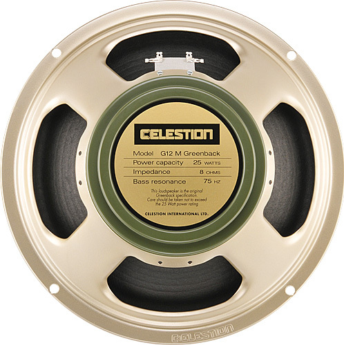 Celestion Classic G12m Greenback 12inc. 30.5cm 25w 16-ohms - Gitarre Lautsprecher - Main picture