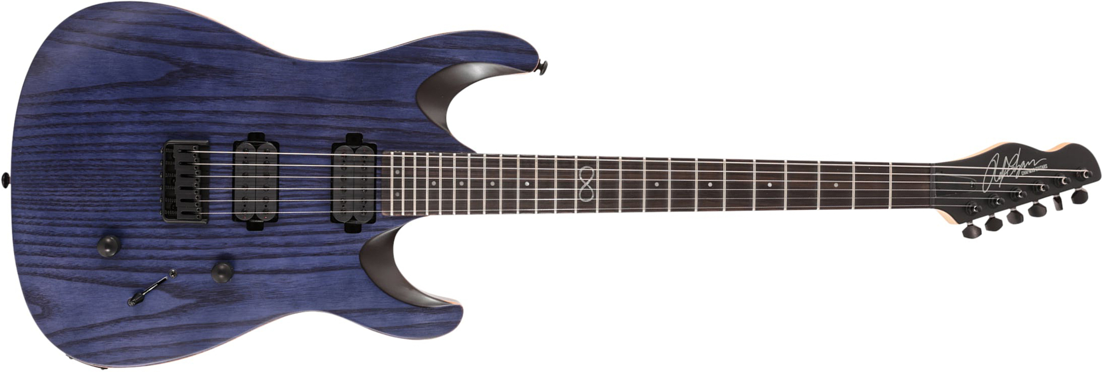 Chapman Guitars Ml1 Modern 2022 Standard 2h Ht Eb - Deep Blue Satin - E-Gitarre in Str-Form - Main picture