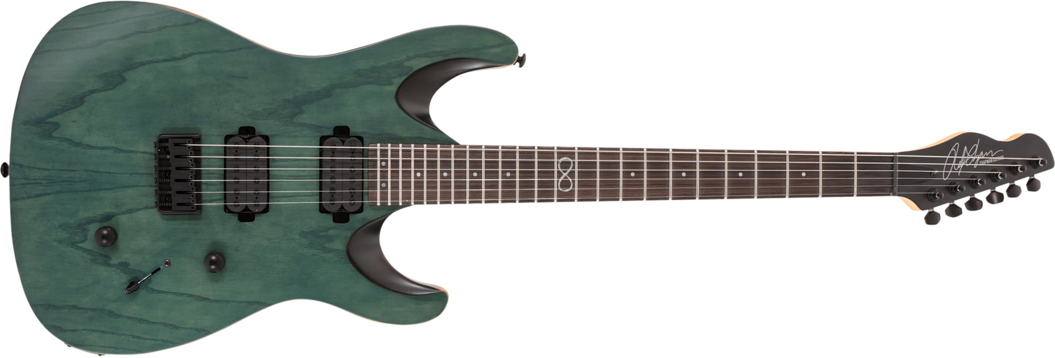 Chapman Guitars Ml1 Modern 2022 Standard 2h Ht Eb - Sage Green Satin - E-Gitarre in Str-Form - Main picture