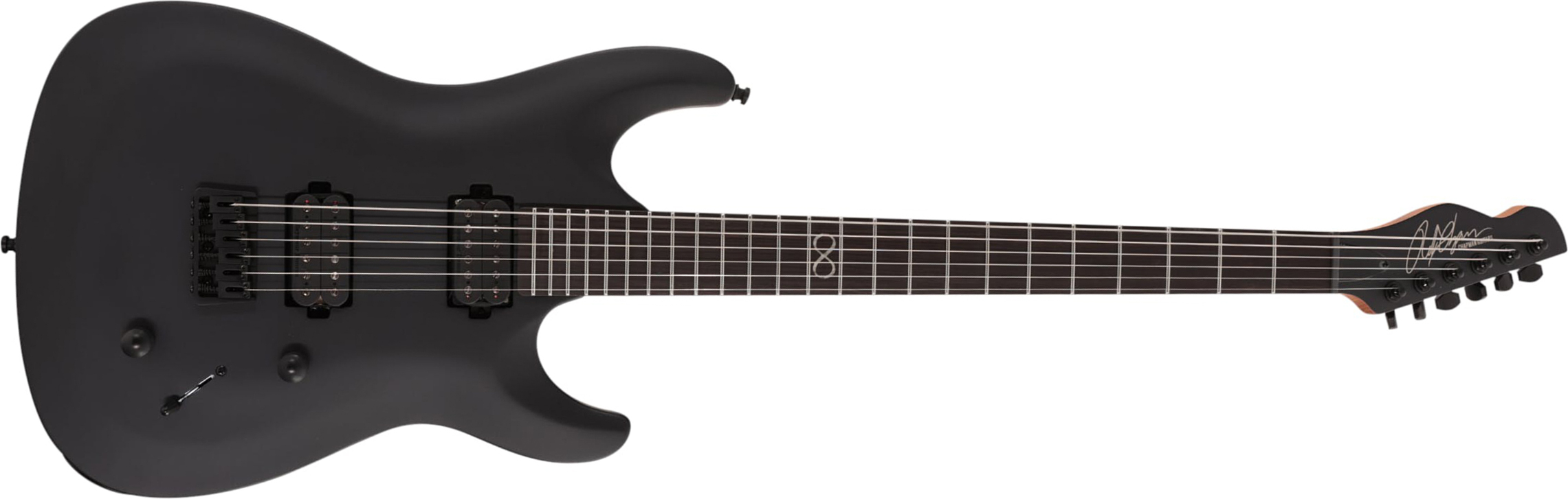 Chapman Guitars Ml1 Modern Baritone Pro 2h Seymour Duncan  Ht Eb - Cyber Black - Bariton E-Gitarre - Main picture