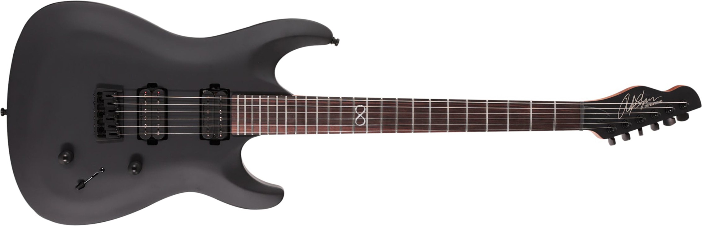 Chapman Guitars Ml1 Modern Pro 2h Seymour Duncan  Ht Eb - Cyber Black - E-Gitarre in Str-Form - Main picture