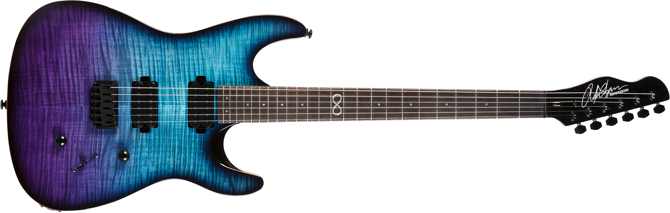 Chapman Guitars Ml1 Modern Standard V2 Hh Ht Eb - Abyss - Double Cut E-Gitarre - Main picture