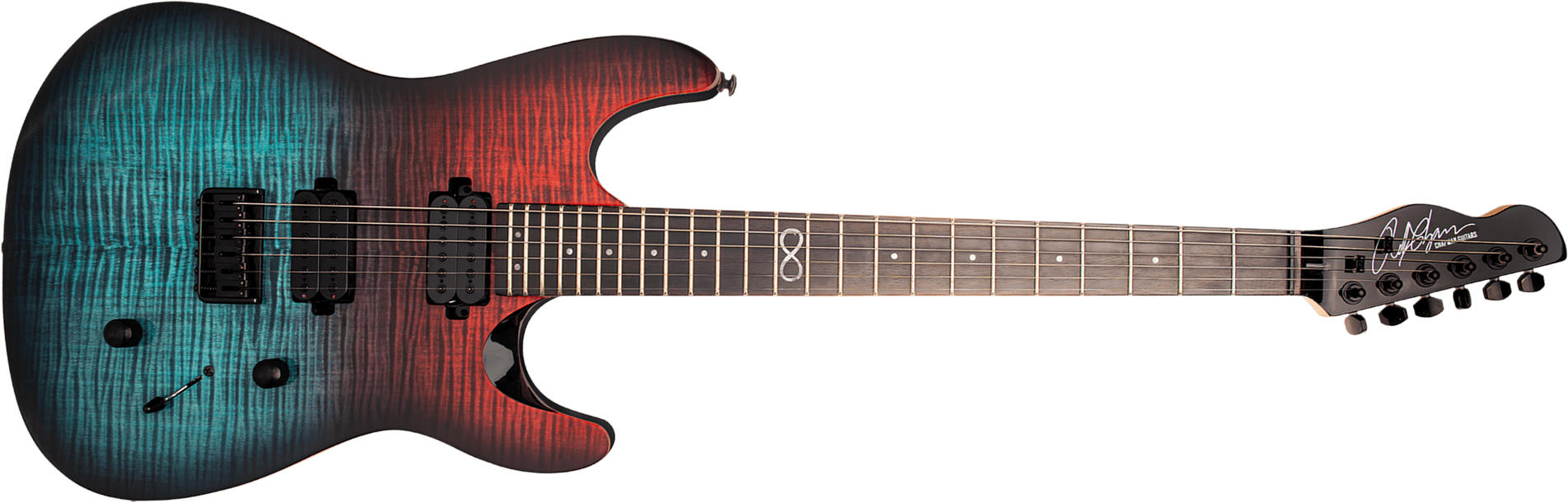Chapman Guitars Ml1 Modern Standard V2 Hh Ht Eb - Red Sea - Double Cut E-Gitarre - Main picture