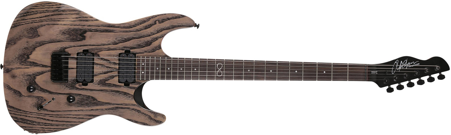 Chapman Guitars Ml1 Standard Modern V2 Baritone Hh Ht Eb - Graphite - Bariton E-Gitarre - Main picture