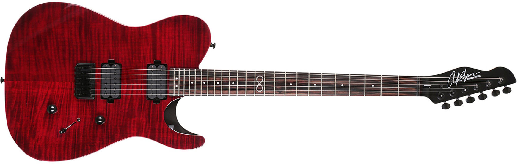 Chapman Guitars Ml3 Standard Modern V2 Hh Ht Eb - Incarnadine - E-Gitarre in Teleform - Main picture