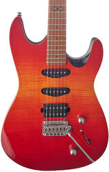 E-gitarre in str-form Chapman guitars Standard ML1 Hybrid - Cali sunset red