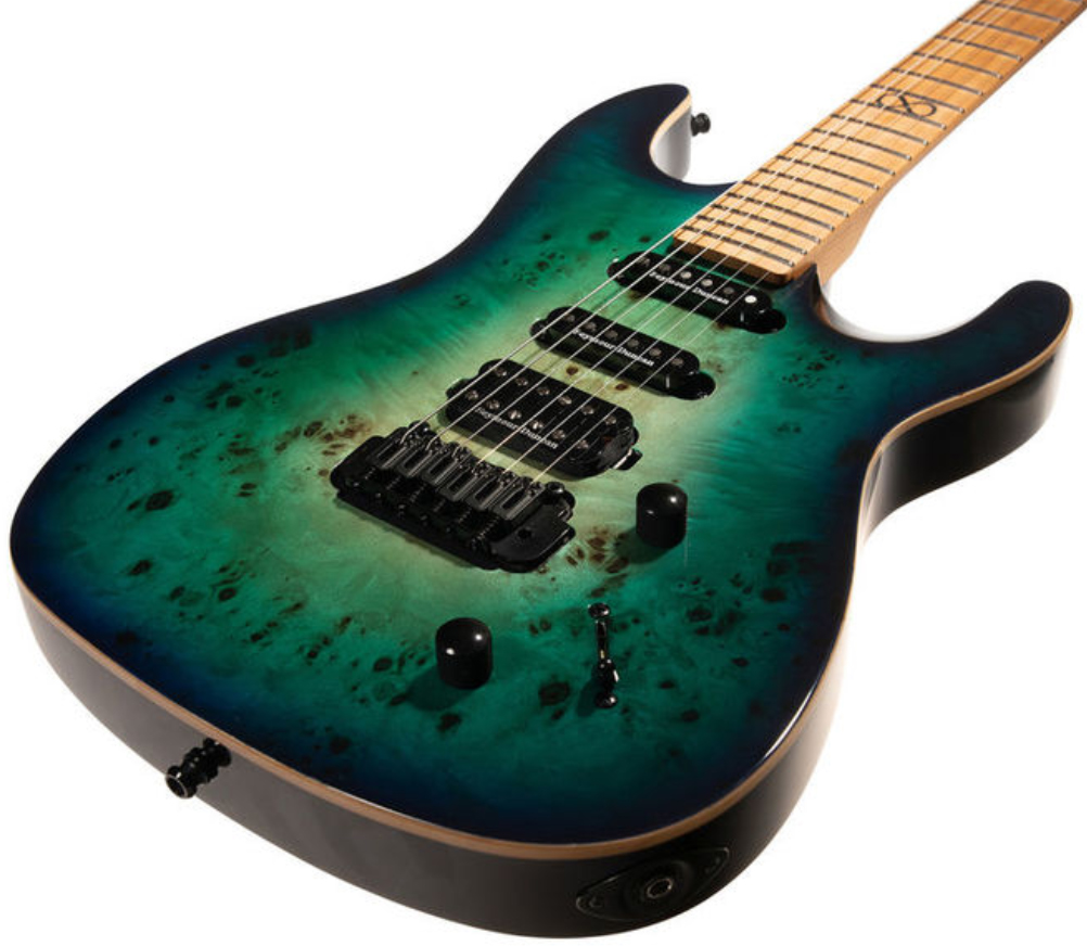 Chapman Guitars Ml1 Hybrid Pro Hss Seymour Duncan Trem Mn - Turquoise Rain - E-Gitarre in Str-Form - Variation 2