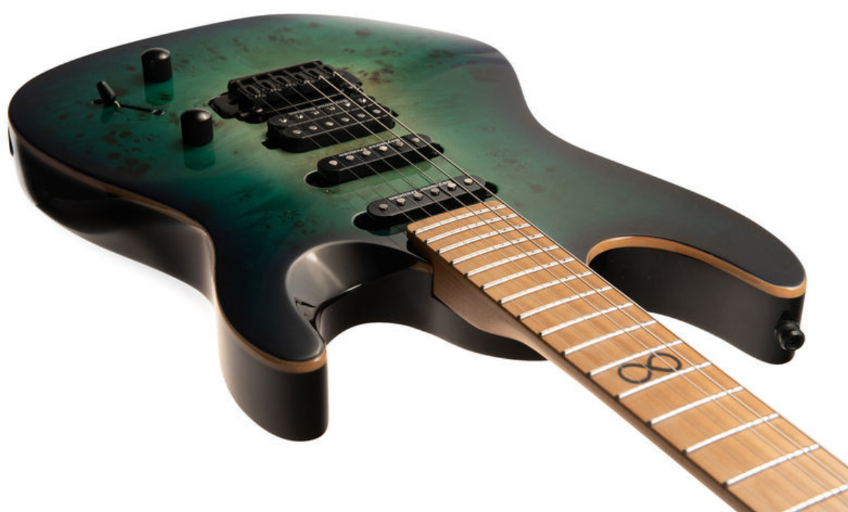 Chapman Guitars Ml1 Hybrid Pro Hss Seymour Duncan Trem Mn - Turquoise Rain - E-Gitarre in Str-Form - Variation 3