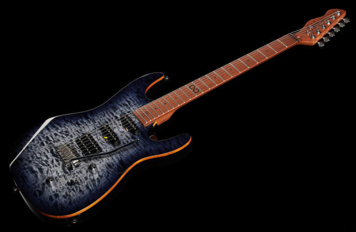 Chapman Guitars Ml1 Hybrid Standard Hss Trem Mn - Sarsen Stone Black - E-Gitarre in Str-Form - Variation 2
