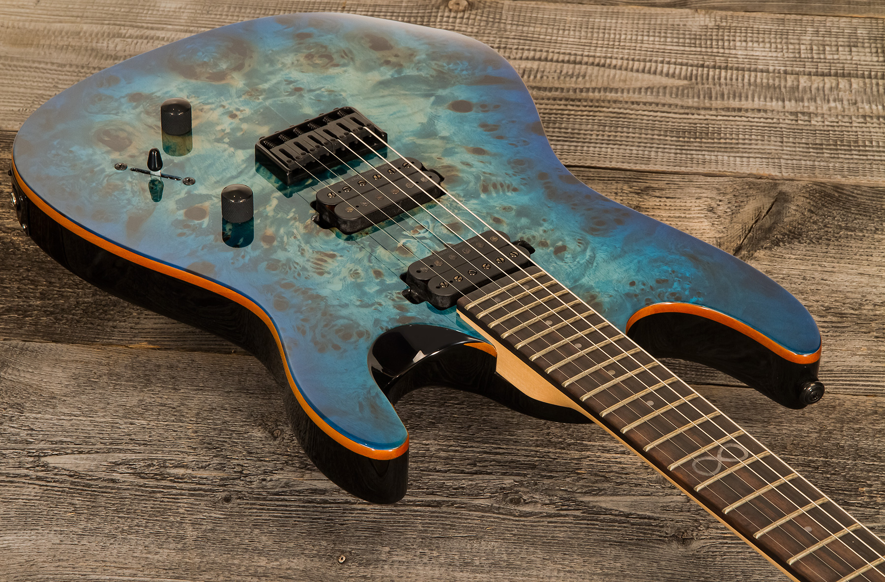 Chapman Guitars Ml1 Modern Standard V2 Ltd Hh Seymour Duncan Ht Eb - Rainstorm - E-Gitarre in Str-Form - Variation 2