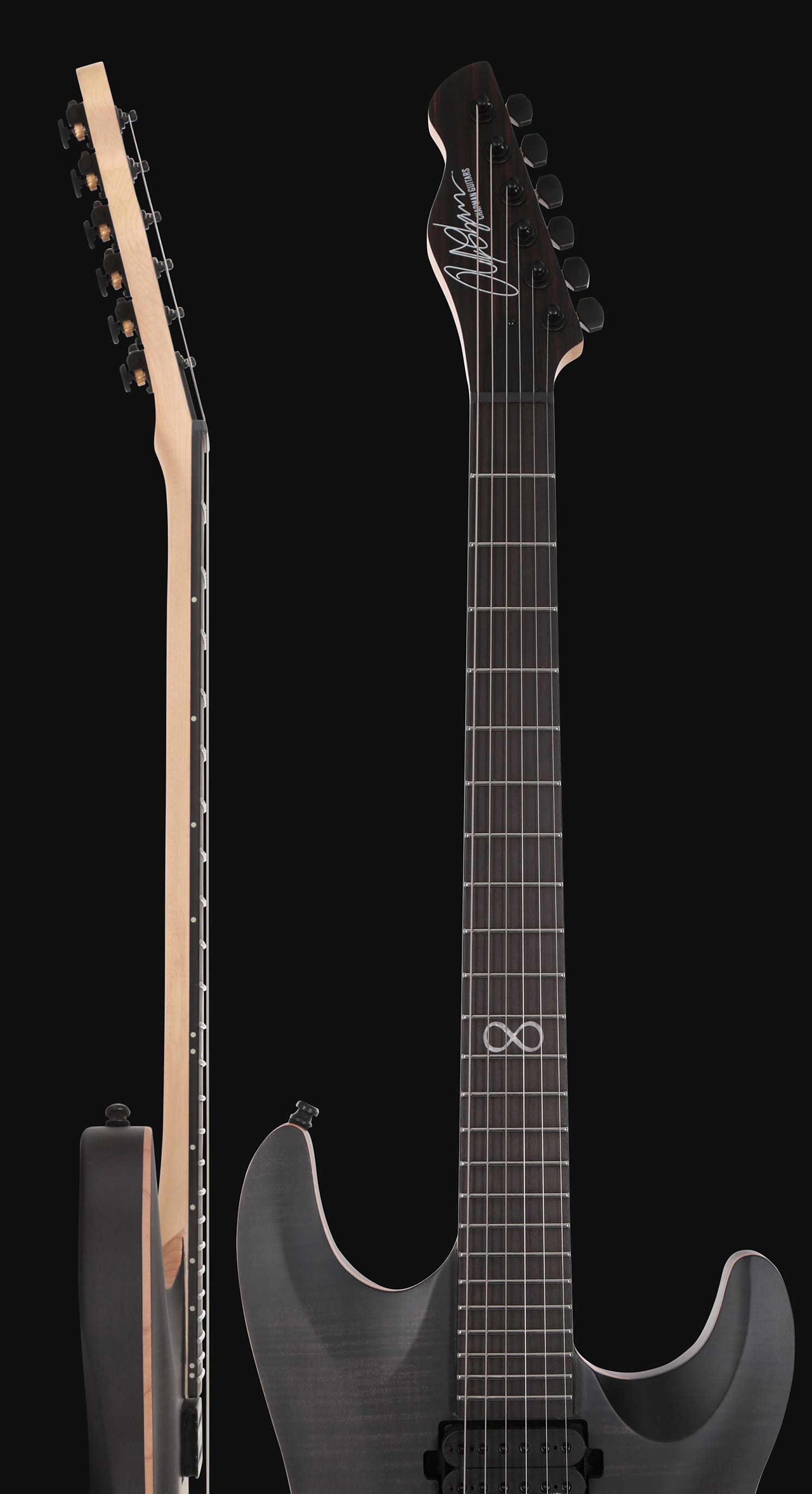 Chapman Guitars Ml1 Pro Modern Hh Ht Eb - Lunar Satin - E-Gitarre in Str-Form - Variation 3