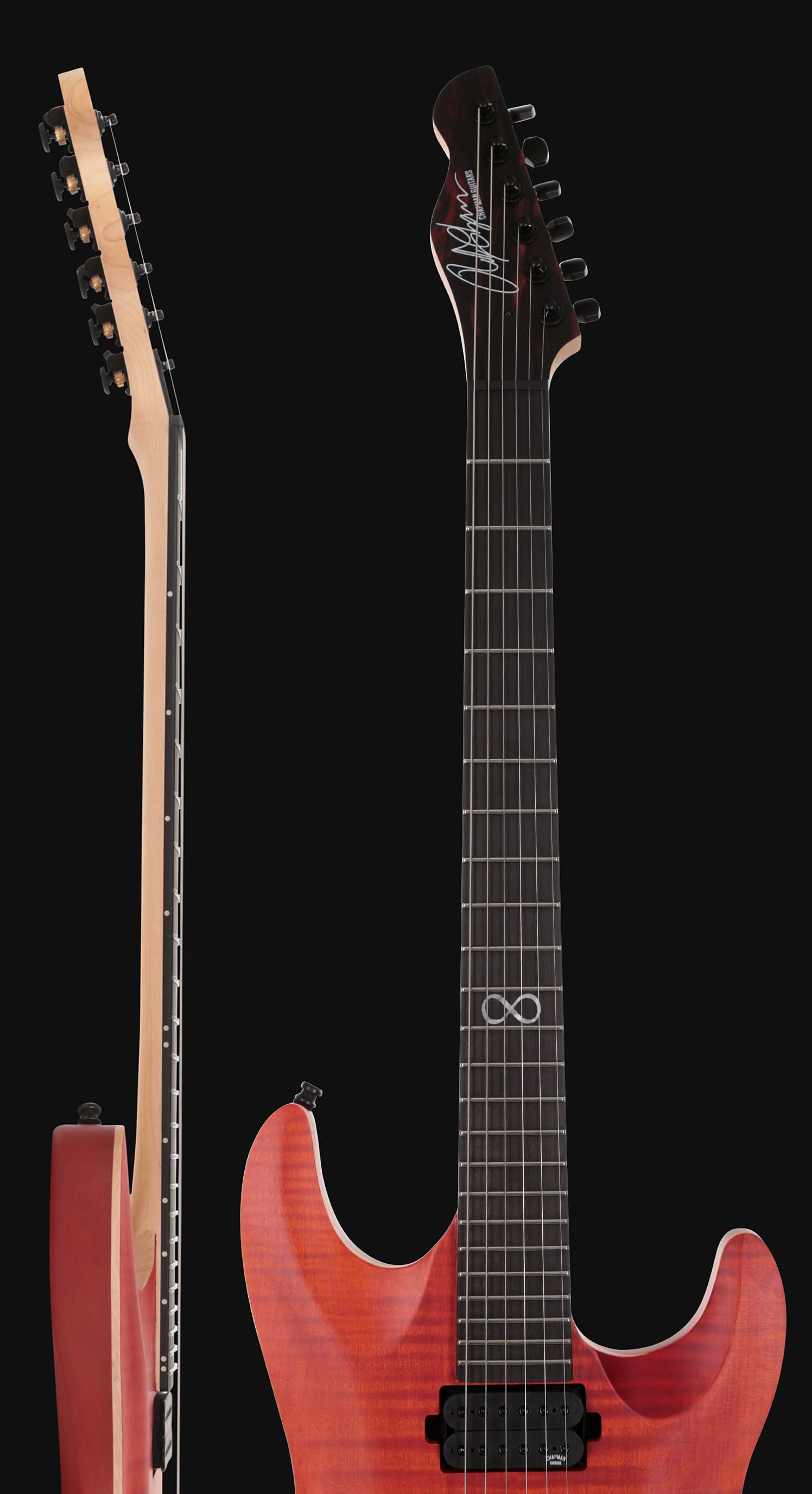 Chapman Guitars Ml1 Pro Modern Hh Ht Eb - Sun Satin - E-Gitarre in Str-Form - Variation 3