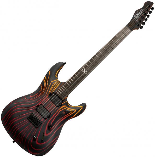 Solidbody e-gitarre Chapman guitars Pro ML1 Pro Modern - black sun