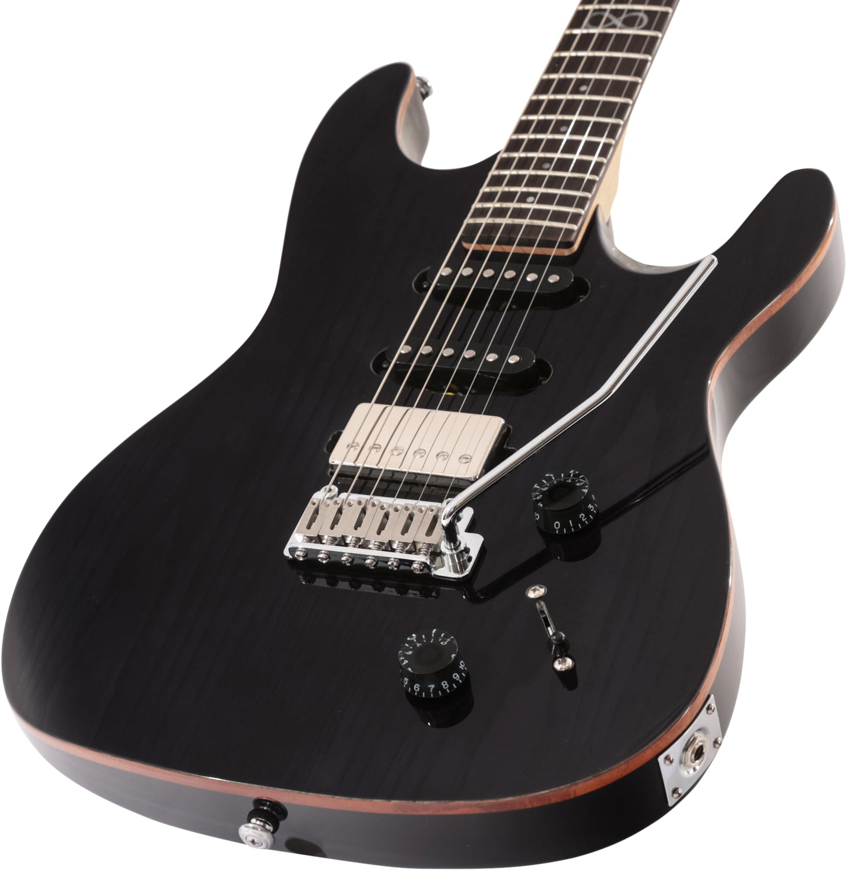 Chapman Guitars Ml1x Hss Trem Eb - Trans Black - E-Gitarre in Str-Form - Variation 3