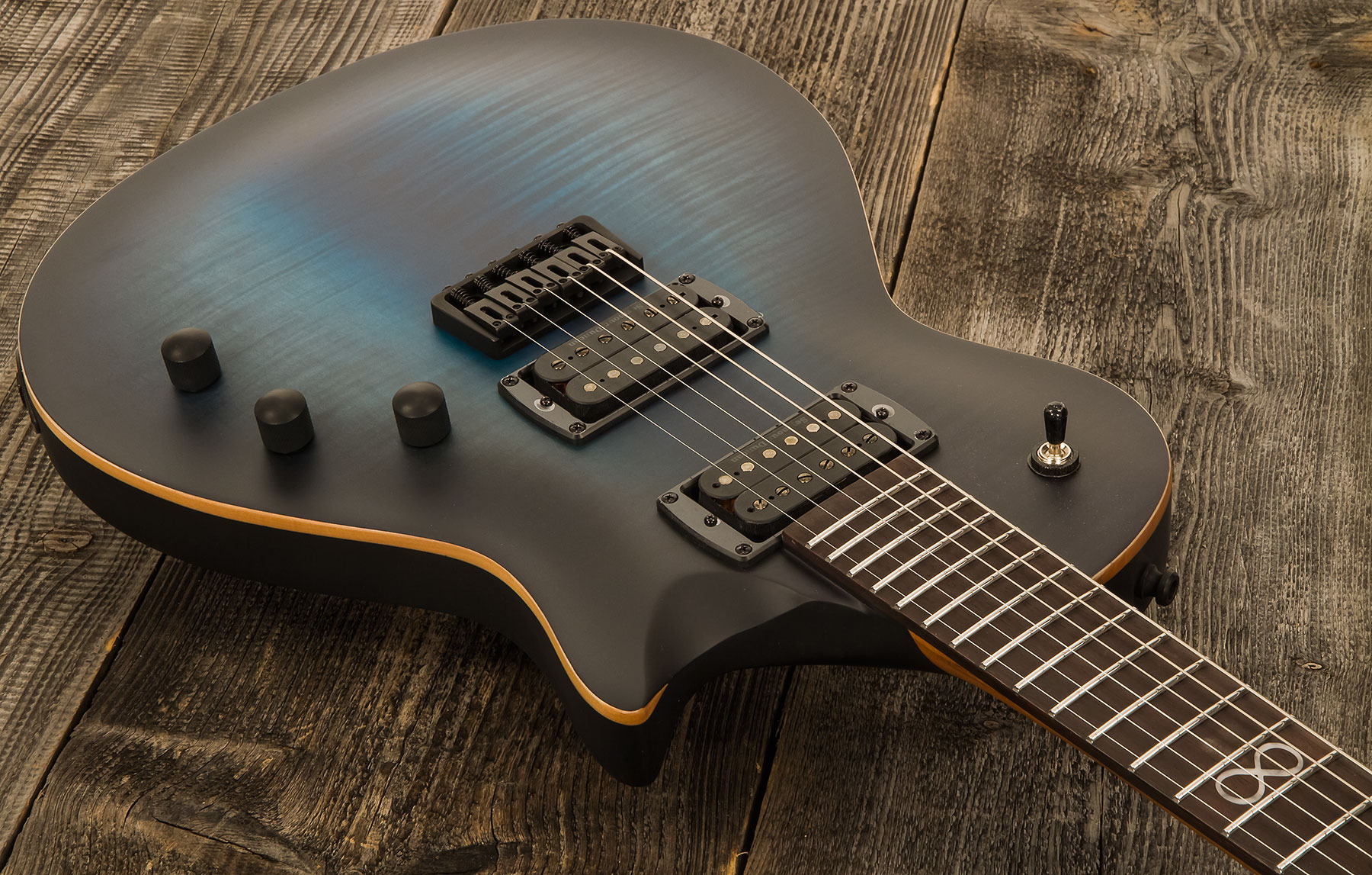 Chapman Guitars Ml2 Pro Modern Hh Seymour Duncan Ht Eb - Azure Blue - Single-Cut-E-Gitarre - Variation 1