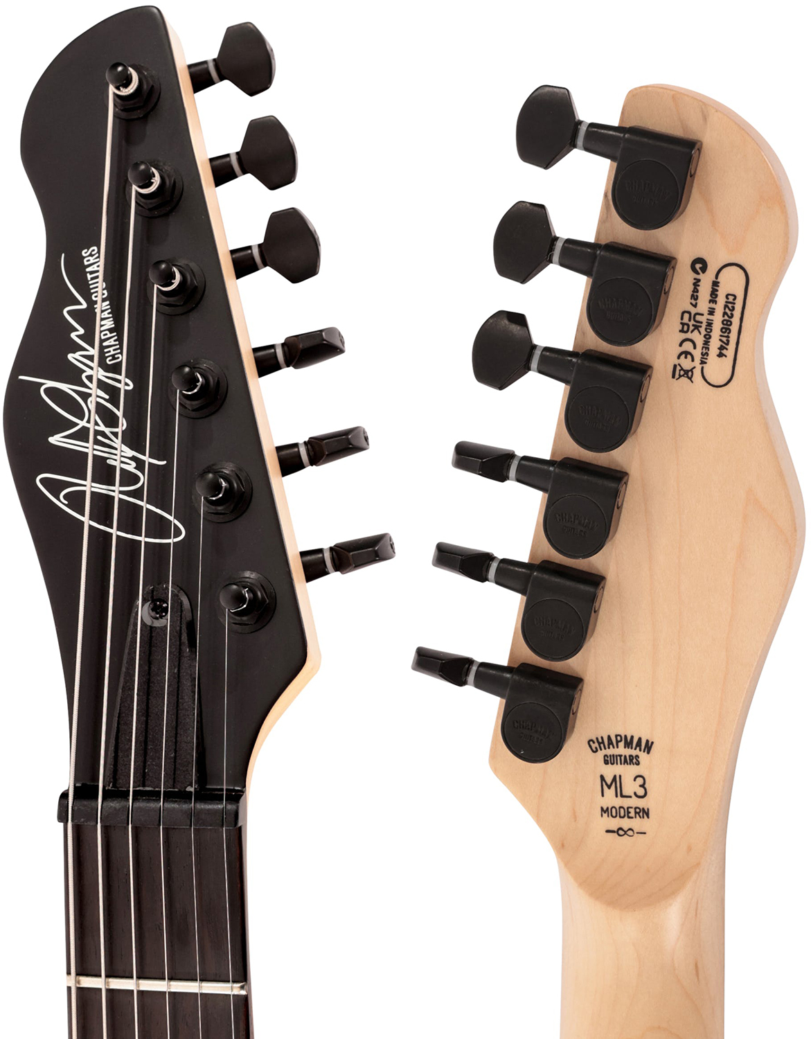 Chapman Guitars Ml3 Modern 2022 Standard 2h Ht Eb - Deep Red Satin - E-Gitarre in Teleform - Variation 4