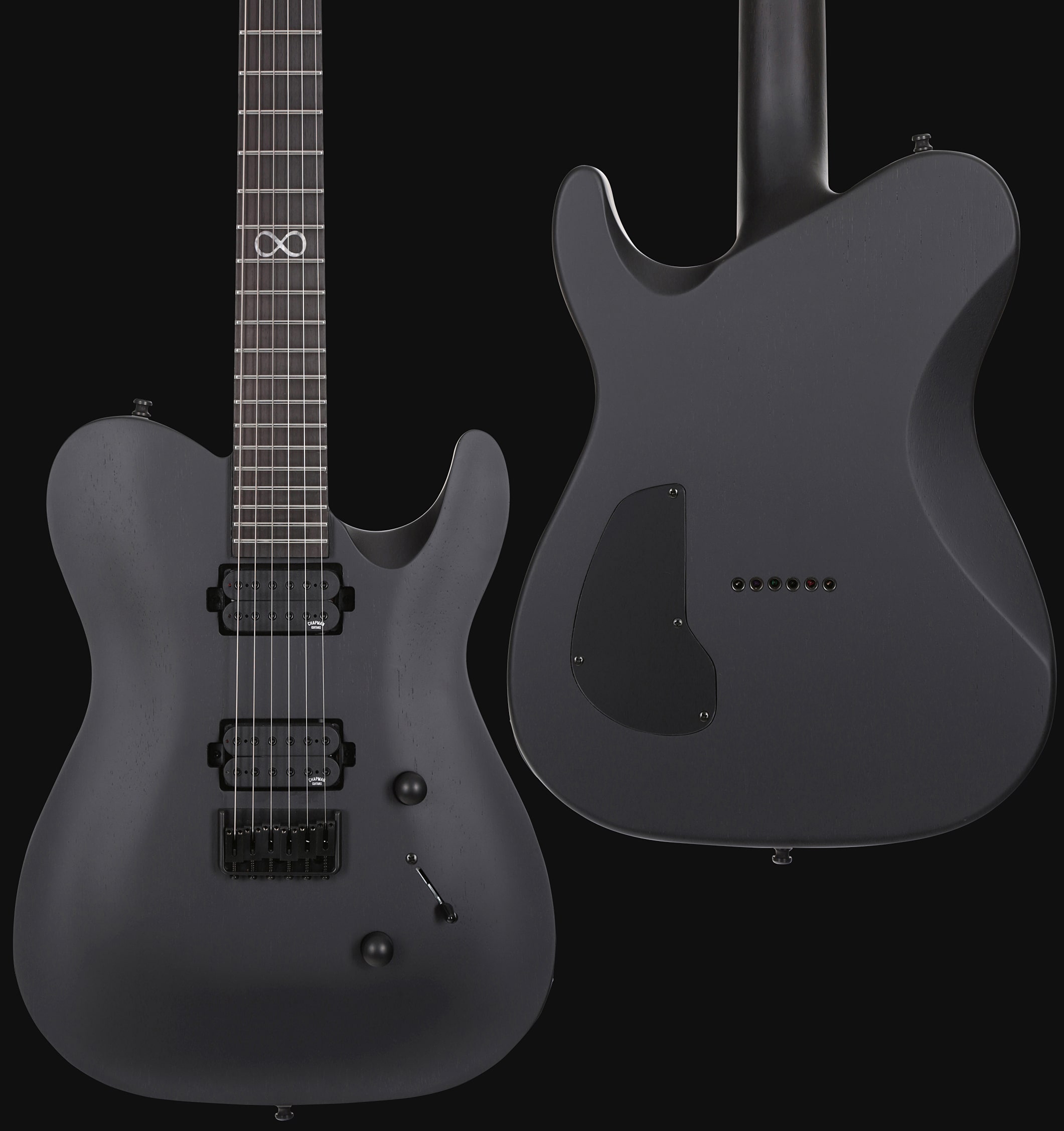 Chapman Guitars Ml3 Pro Modern V2 Hh Ht Eb - Lunar Satin - E-Gitarre in Teleform - Variation 2