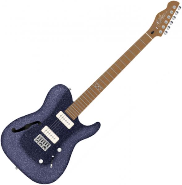 Solidbody e-gitarre Chapman guitars ML3 Pro Traditional Semi-Hollow - Atlantic blue sparkle