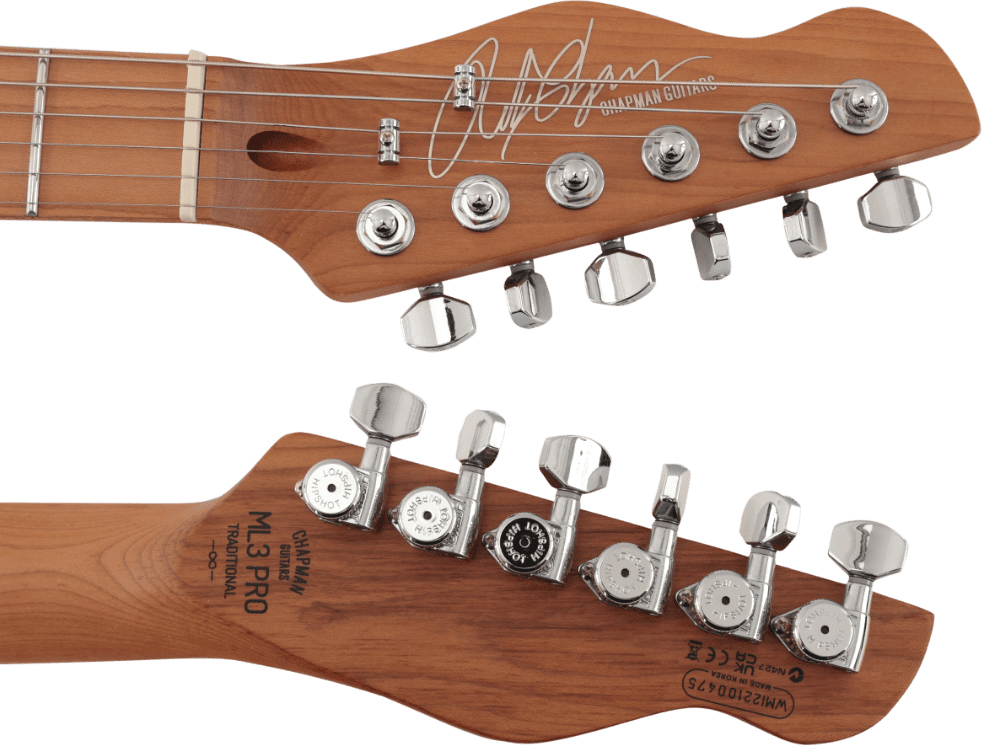 Chapman Guitars Ml3 Traditional Pro 2s Seymour Duncan Ht Mn - Gold Metallic - E-Gitarre in Teleform - Variation 4