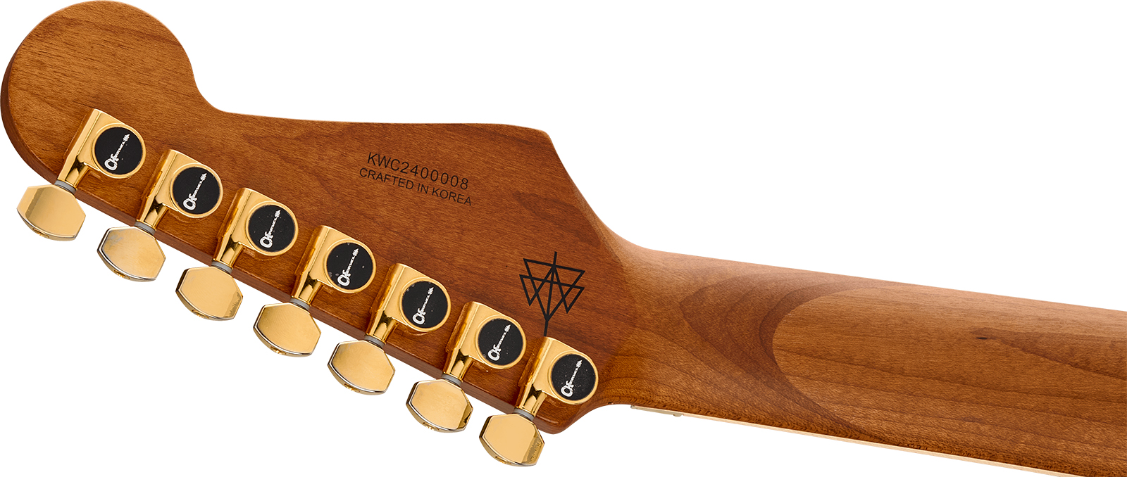 Charvel Angel Vivaldi Dinky Dk24-7 Nova Signature 7c 2h Dimarzio Fr Mn - Natural - Signature-E-Gitarre - Variation 3