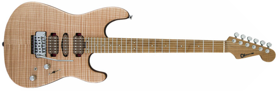 Charvel Guthrie Govan Signature Hsh Flame Maple Trem Mn - Natural - E-Gitarre in Str-Form - Main picture