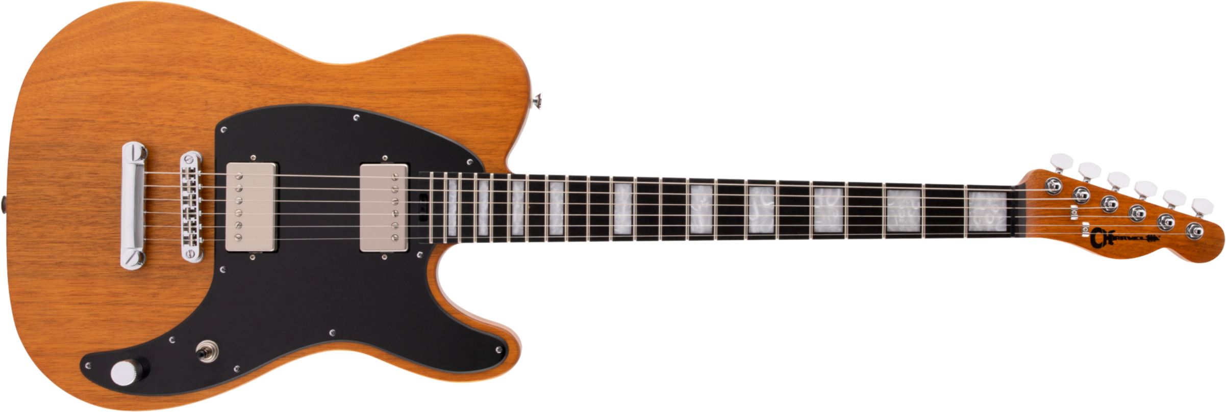 Charvel Joe Duplantier San Dimas Style 2 Hh E Mahogany Pro-mod Signature 2h Ht Eb - Natural - E-Gitarre in Teleform - Main picture