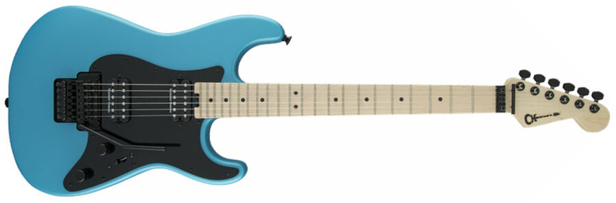 Charvel Pro-mod Style 1 So-cal Hh Seymour Duncan Fr Mn - Matte Blue Frost - E-Gitarre in Str-Form - Main picture