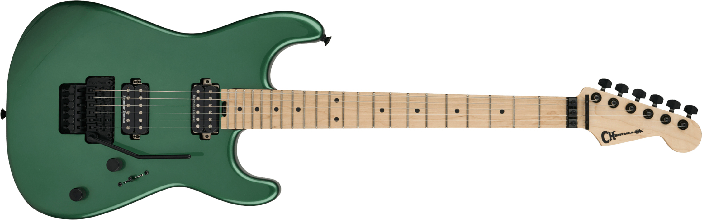 Charvel San Dimas Pro-mod Style 1 Hh Fr Mpl 2h Seymour Duncan Mn - Pelham Green - E-Gitarre in Str-Form - Main picture