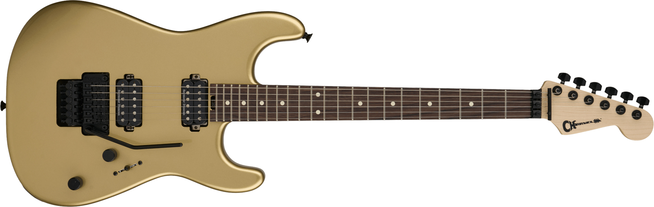 Charvel San Dimas Pro-mod Style 1 Hh Fr Rw 2h Seymour Duncan - Pharaohs Gold - E-Gitarre in Str-Form - Main picture