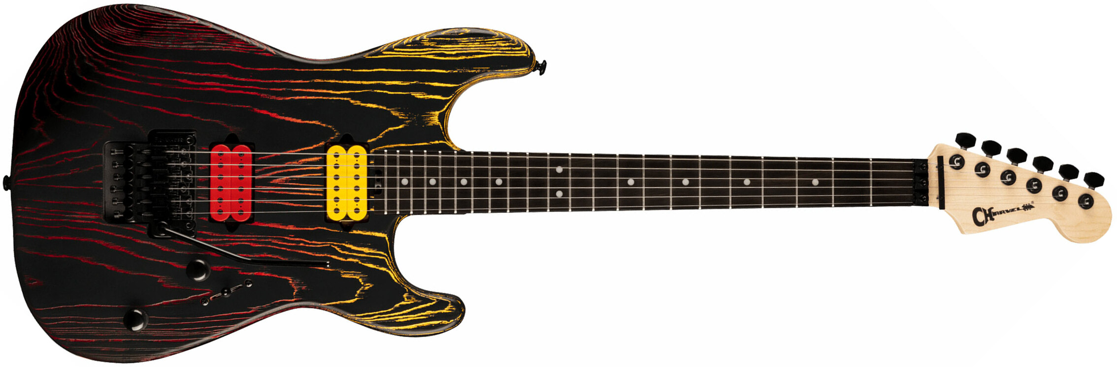 Charvel San Dimas Style 1 Hh Fr E Ash Pro-mod 2h Dimarzio Eb - Sunburn - E-Gitarre in Str-Form - Main picture