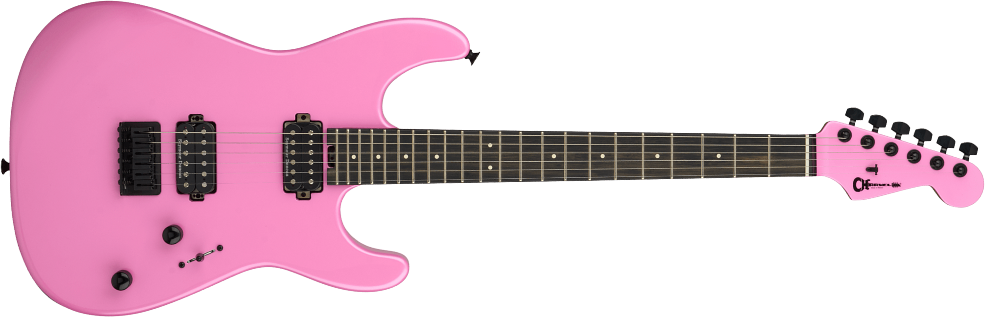 Charvel San Dimas Style 1 Hh Pro-mod Plus 2h Seymour Duncan Ht Eb - Platinum Pink - E-Gitarre in Str-Form - Main picture