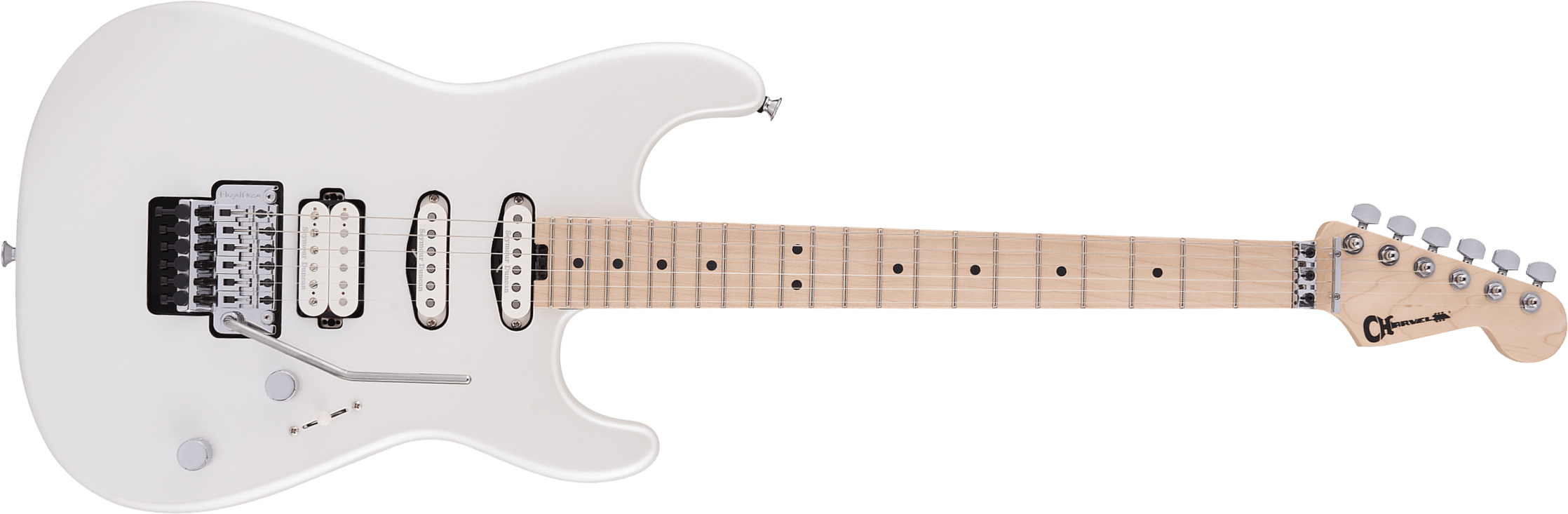 Charvel San Dimas Style 1 Hss Fr M Pro-mod Seymour Duncan Mn - Platinum Pearl - E-Gitarre in Str-Form - Main picture