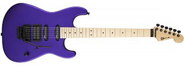 Charvel San Dimas Style 1 Hss Fr M Usa Select Dimarzio Fr Mn - Satin Plum - E-Gitarre in Str-Form - Main picture