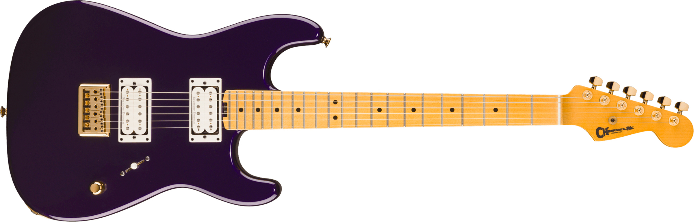 Charvel San Dimas Style 1 Sd1 Hh Ht American Neo Classic 2h Seymour Duncan Ht Mn - Velvet Midnight - E-Gitarre in Str-Form - Main picture