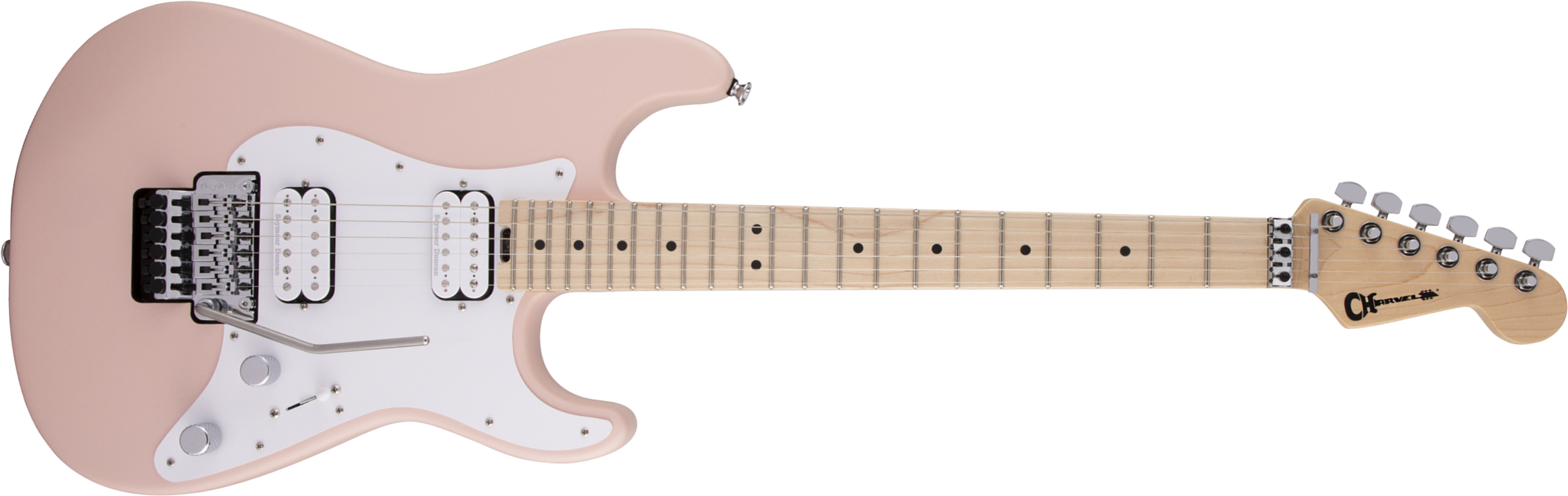 Charvel So-cal Style 1 Hh  Fr M Pro-mod 2h Seymour Duncan Mn - Satin Shell Pink - E-Gitarre in Str-Form - Main picture