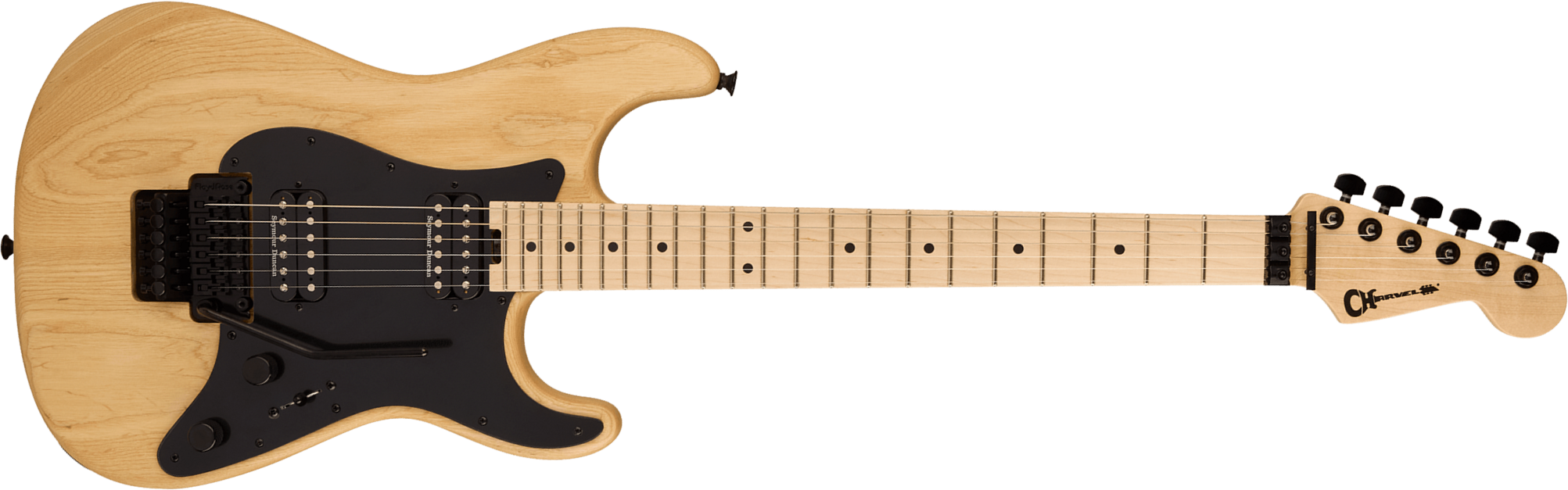 Charvel So-cal Style 1 Hh Fr M Pro-mod 2h Seymour Duncan Mn - Natural Ash - E-Gitarre in Str-Form - Main picture